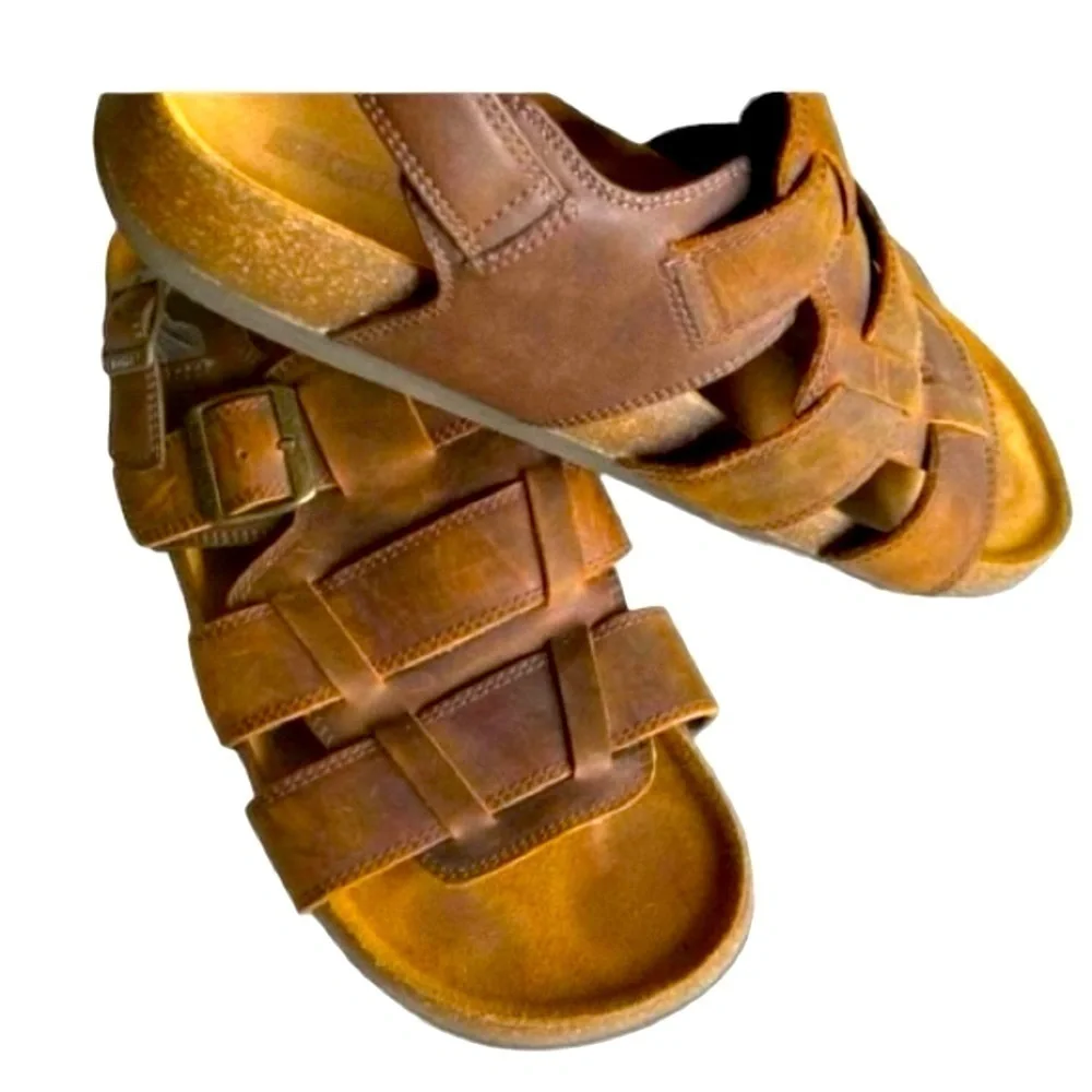 Skechers Krevon Slingback Sandal Brown Size 11